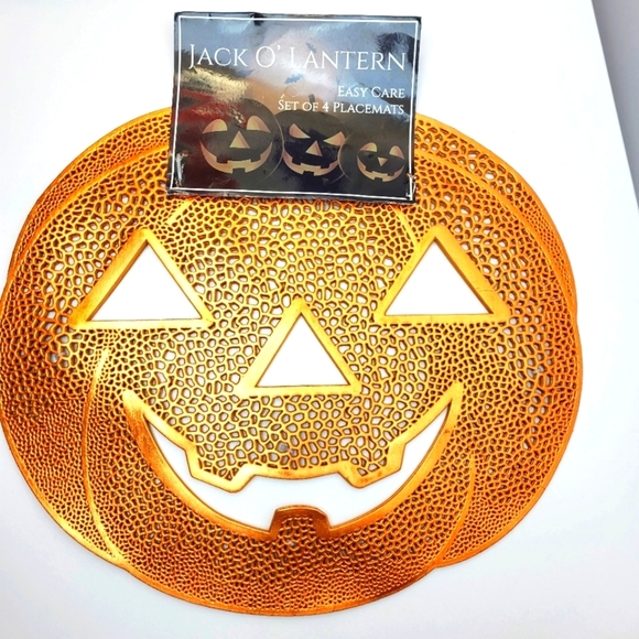 Jack o lantern placemats pumpkin placemats - Picture 2 of 5
